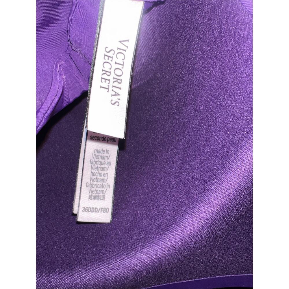 Victoria’s Secret Lightly Lined Adjustable Strap Wireless Purple 36DDD - Picture 13 of 13